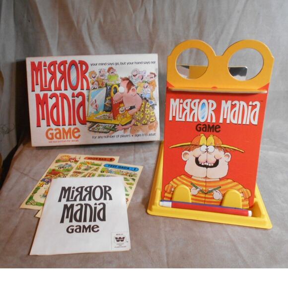 Vintage 1982 Mirror Mania Game Whitman #4835-21 Complete - Picture 3 of 10